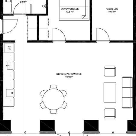 2-br W A Balcony In Norrebro - 221